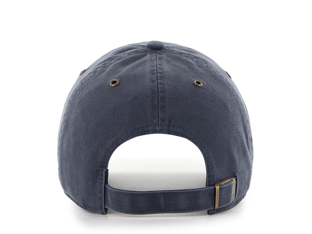 47 Brand New York Yankees Suede Visor Navy Clean Up Strapback Casquette