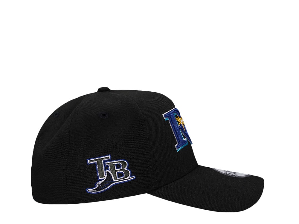 New Era Tampa Bay Rays Black Classic Edition 9Forty A Frame Snapback Casquette