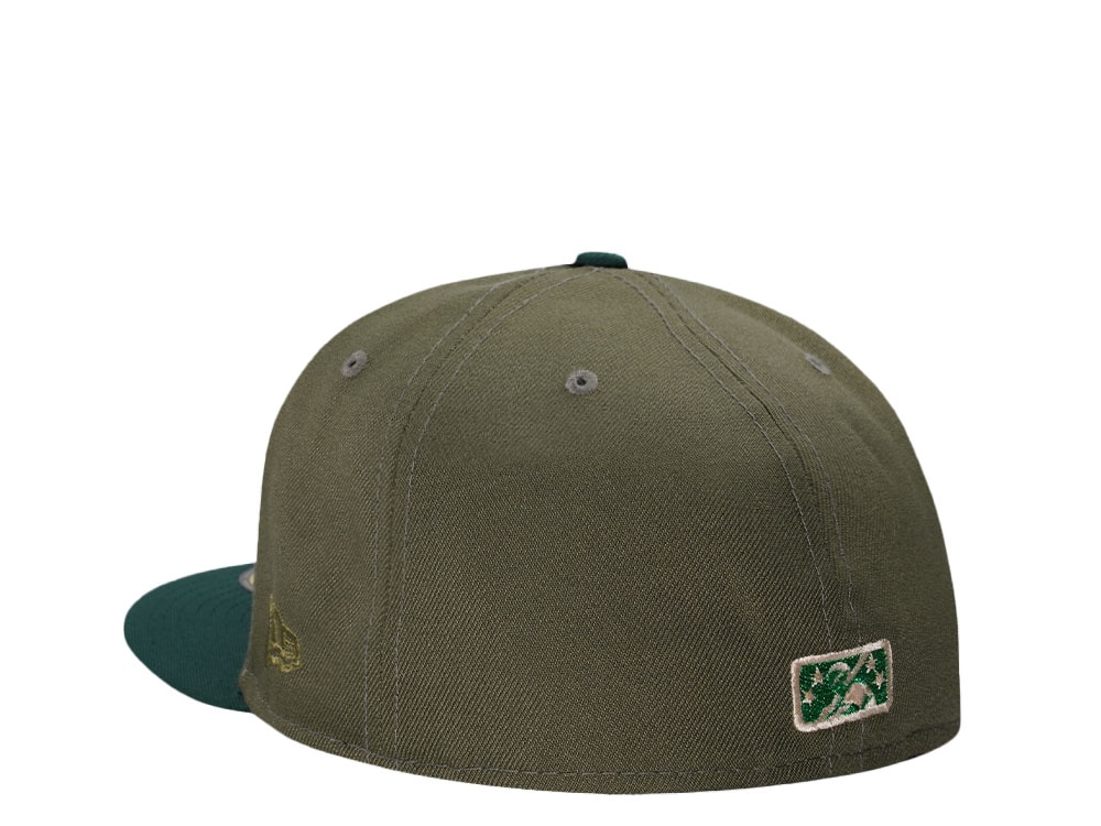 New Era Rancho Cucamonga Quakes All Star Game 2015 Sneaky Olive Two Tone Edition 59Fifty Fitted Casquette