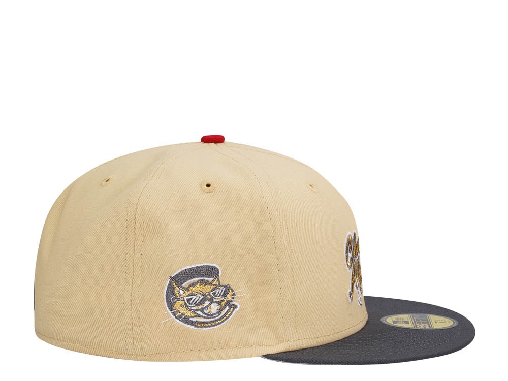 New Era Charleston Alley Cats Vegas Gold Prime Two Tone Edition 59Fifty Fitted Casquette