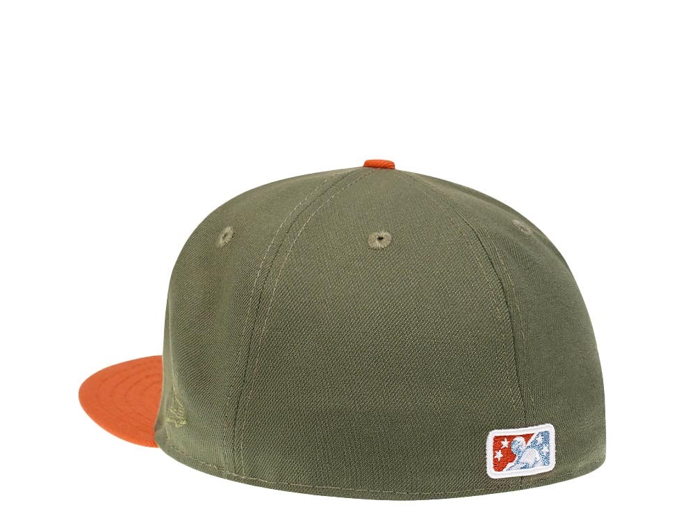 New Era Buffalo Bisons 30 Seasons Olive Metallic Two Tone Prime Edition 59Fifty Fitted Casquette
