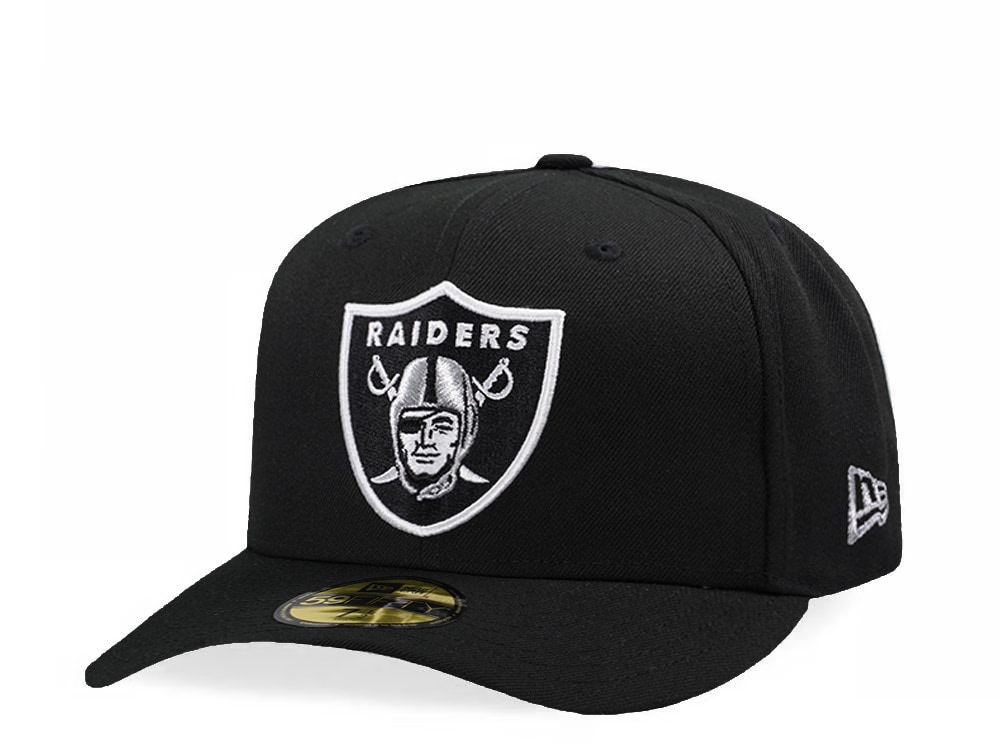 New Era Las Vegas Raiders Black Classic Edition Pre Curved 59Fifty Fitted Casquette