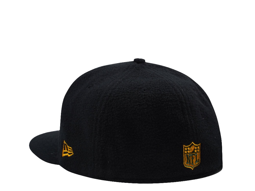 New Era Green Bay Packers 75th Anniversary Black Prime Fleece Edition 59Fifty Fitted Casquette