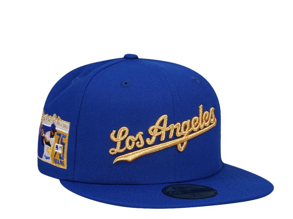 New Era Los Angeles Dodgers Jackie Robinson 75 Years Black Gold Edition 59Fifty Fitted Casquette