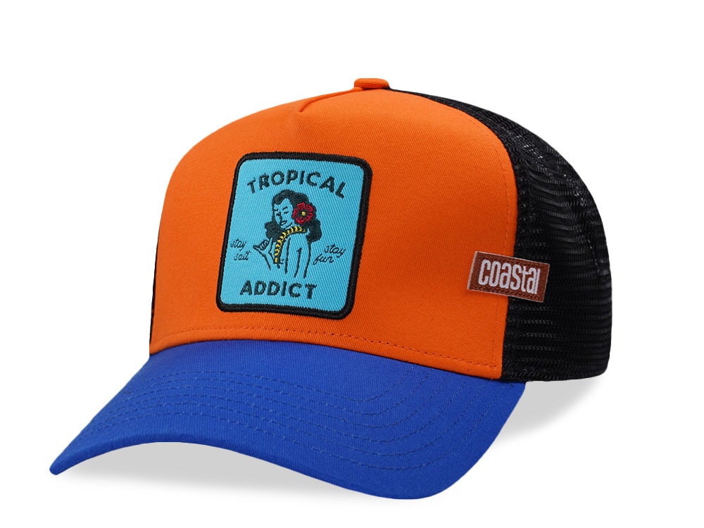 Djinns HFT Tropical Addict Apricot Two Tone Edition Trucker Snapback Casquette