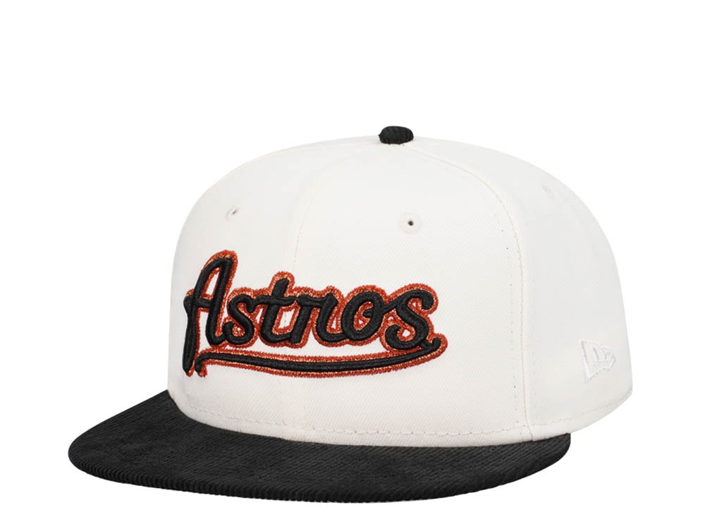New Era Houston Astros Cream Cord Brim Prime Edition 59Fifty Fitted Casquette