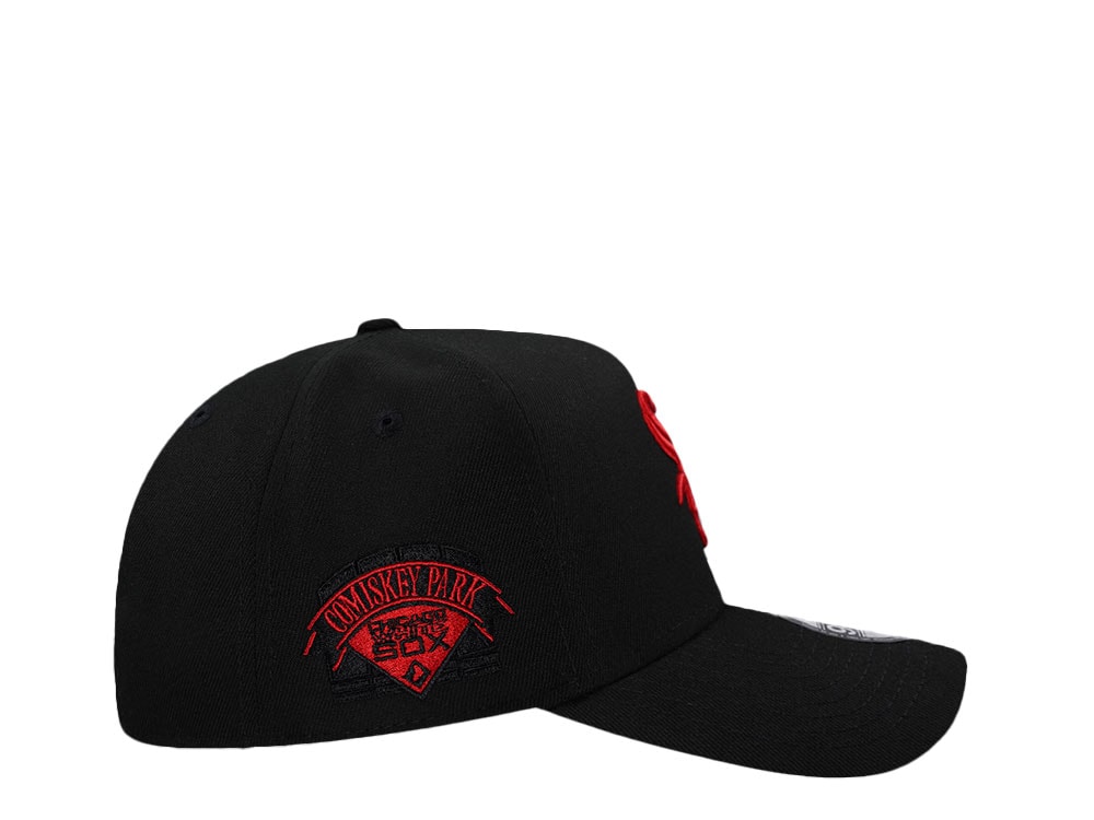 New Era Chicago White Sox Comiskey Park Black And Red 9Forty A Frame Snapback Casquette