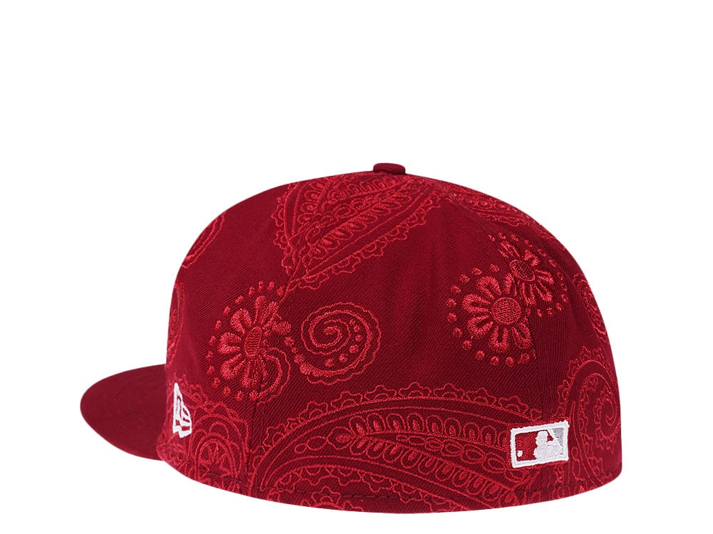 New Era Philadelphia Phillies Maroon MLB Swirl 59Fifty Fitted Casquette