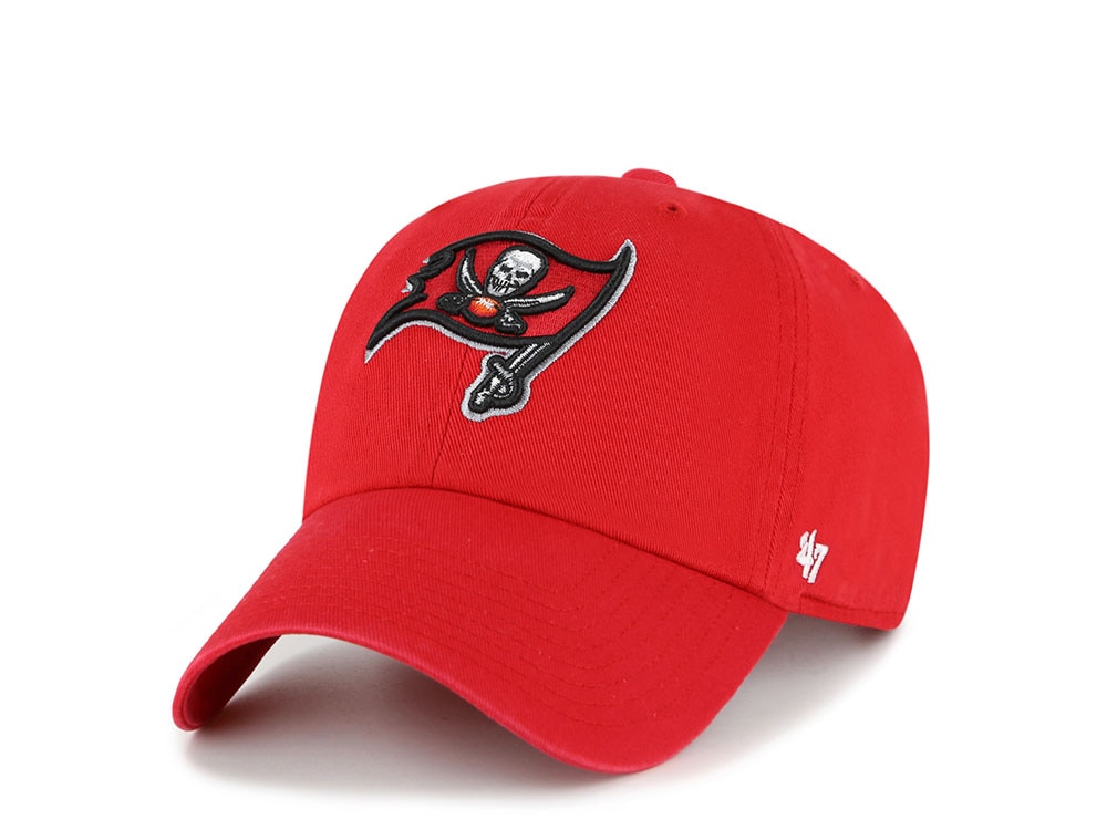 47Brand Tampa Bay Buccaneers Red Classic Edition Clean Up Strapback Casquette