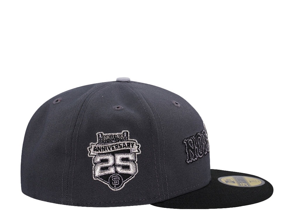 New Era San Francisco Giants 25th Anniversary Dark Gray Two Tone Horror Edition 59Fifty Fitted Casquette