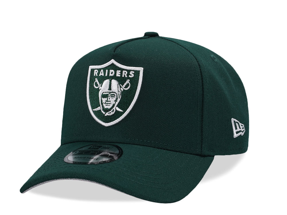 New Era Las Vegas Raiders Field Green Prime Edition 9Forty A Frame Snapback Casquette