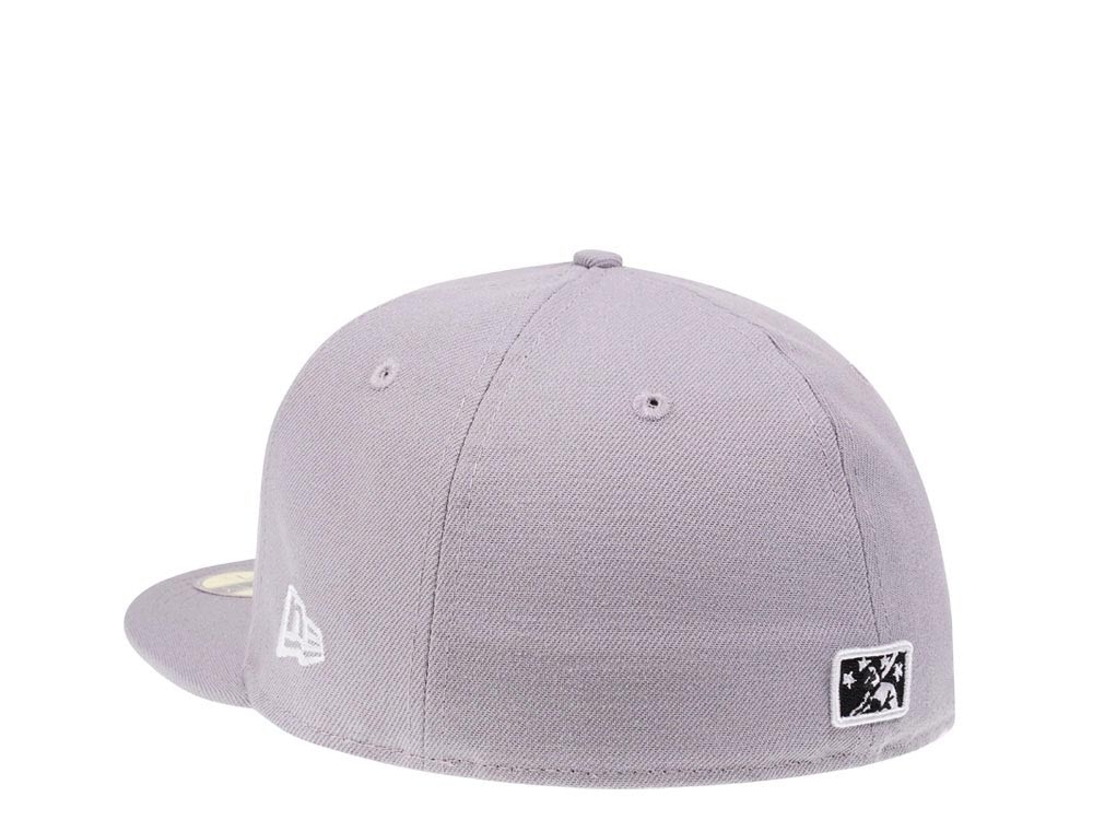New Era Round Rock Express Gray Throwback Edition 59Fifty Fitted Casquette