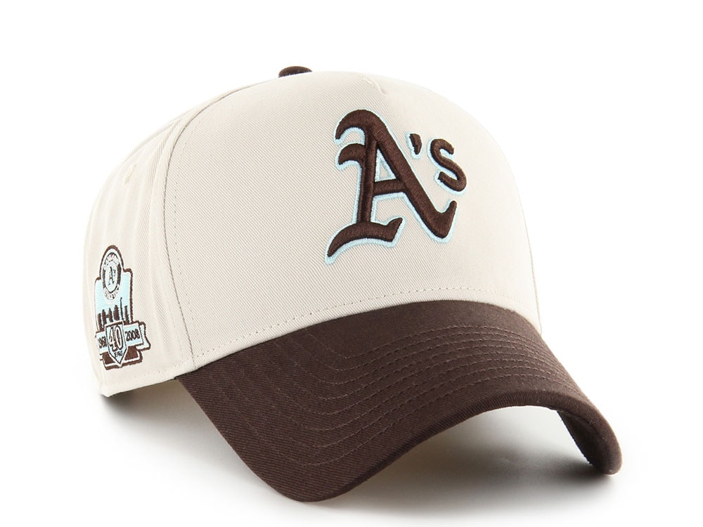 47Brand Oakland Athletics Cooperstown Bone Edition MVP Snapback Casquette