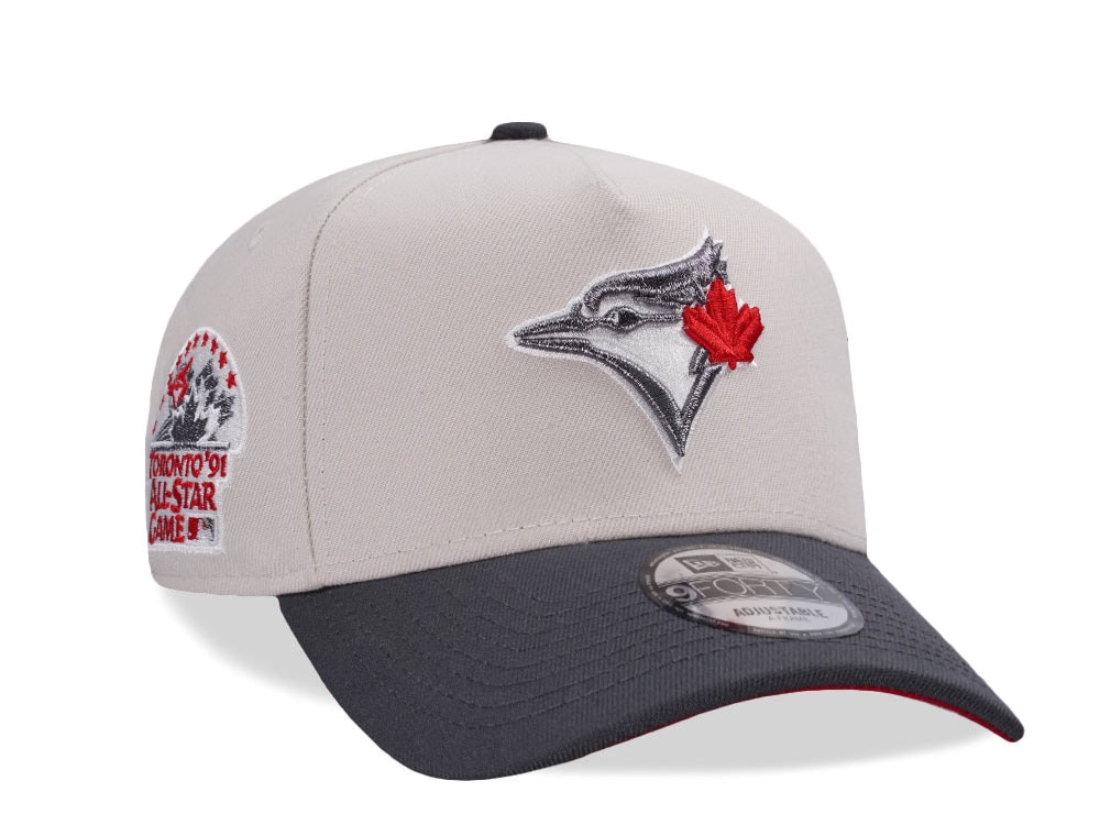 New Era Toronto Blue Jays All Star Game 1991 Stone Flame Two Tone Edition 9Forty A Frame Snapback Casquette
