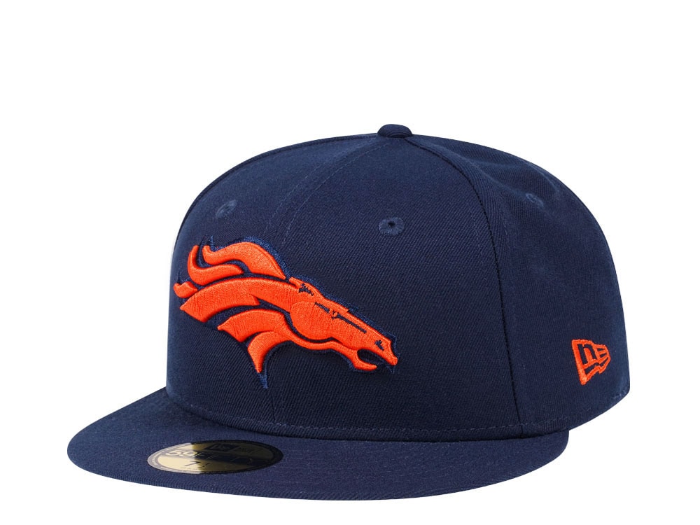 New Era Denver Broncos Blue and Orange Edition 59Fifty Fitted Casquette