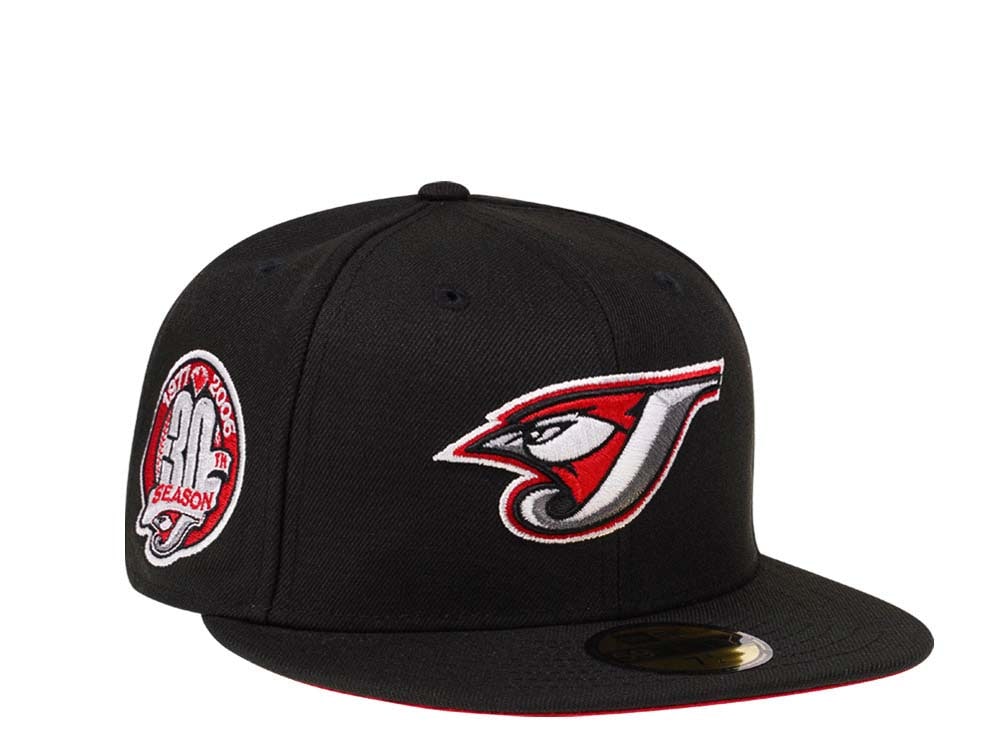 New Era Toronto Blue Jays 30th Season Black and Red Edition 59Fifty Fitted Casquette