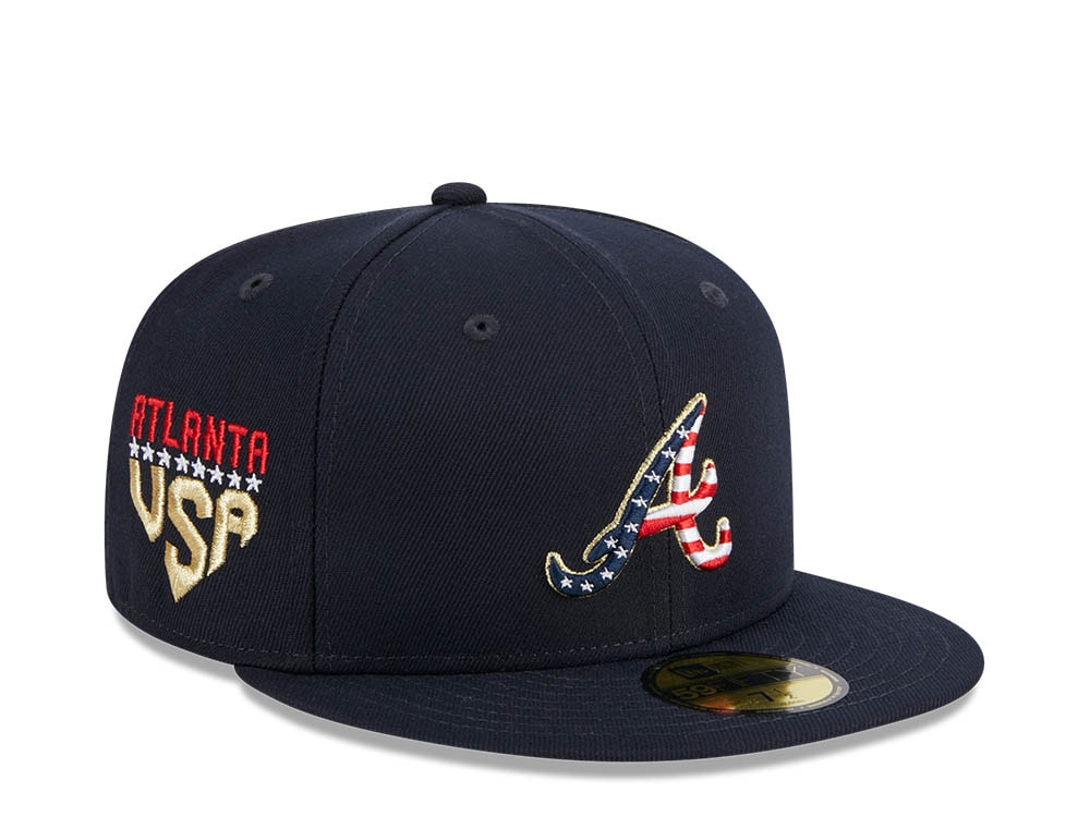 New Era Atlanta Braves 4th of July 23 59Fifty Fitted Casquette