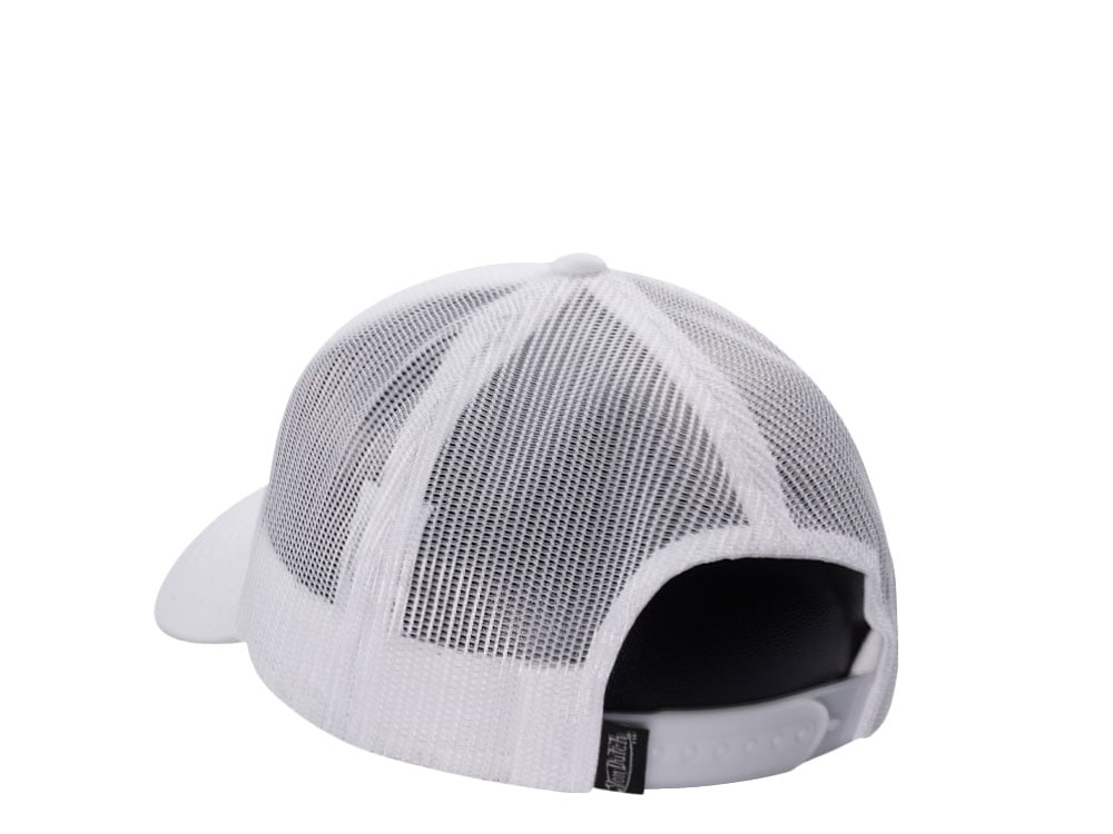 Von Dutch Oval Patch White Trucker Snapback Casquette