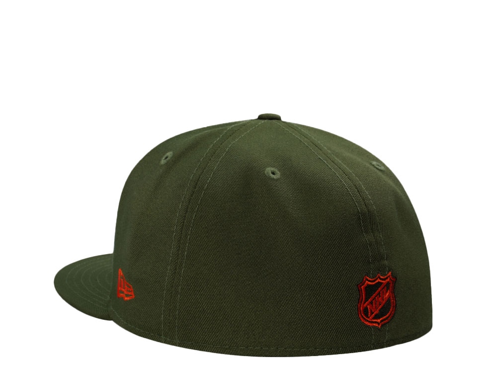 New Era Toronto Maple Leafs All Star Game 2024 Olive Edition 59Fifty Fitted Casquette