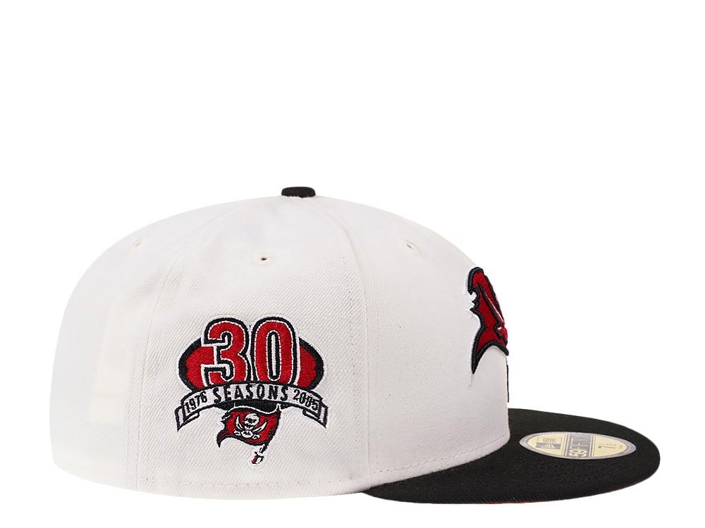 New Era Tampa Bay Buccaneers 30th Anniversary Cream Dome Edition 59Fifty Fitted Casquette