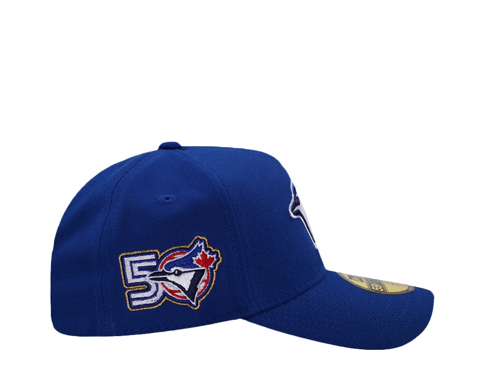 New Era Toronto Blue Jays 50th Anniversary Royal Blue Prime Edition 59Forty A Frame Fitted Casquette
