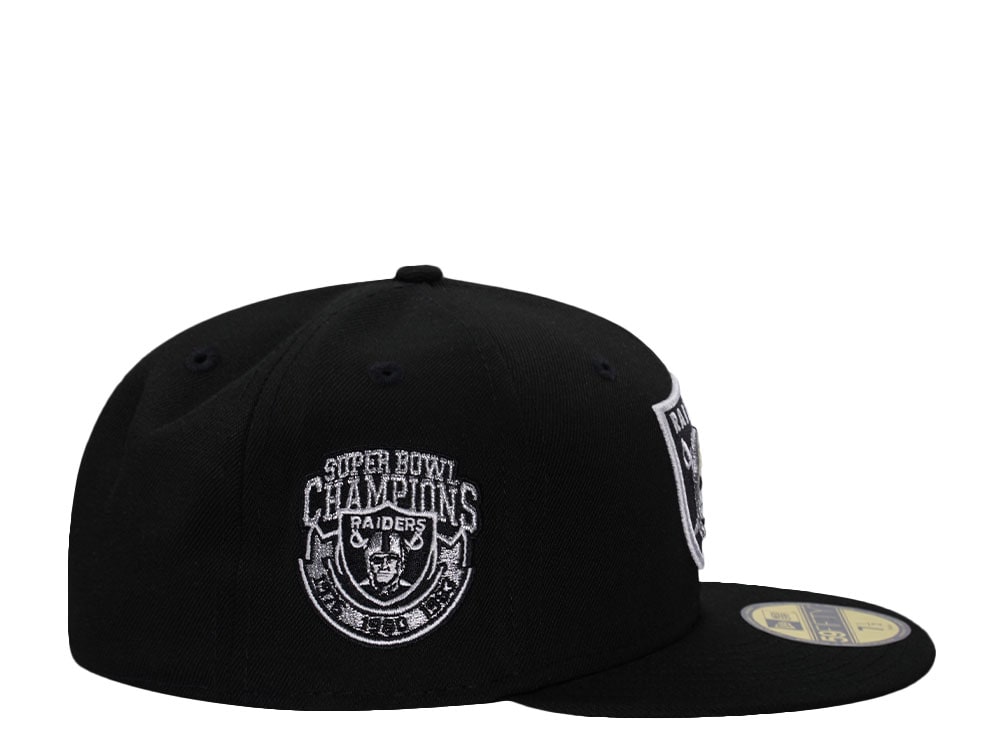 New Era Las Vegas Raiders Super Bowls Champions Black Prime Edition 59Fifty Fitted Casquette