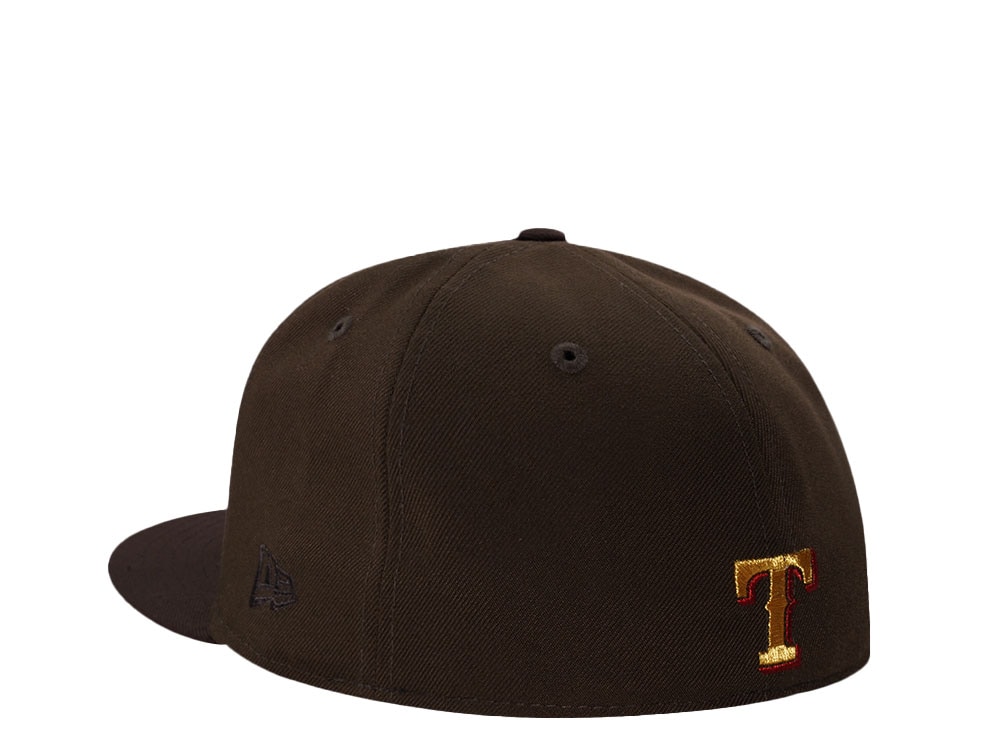 New Era Texas Rangers 40th Anniversary Walnut Two Tone Edition 59Fifty Fitted Casquette