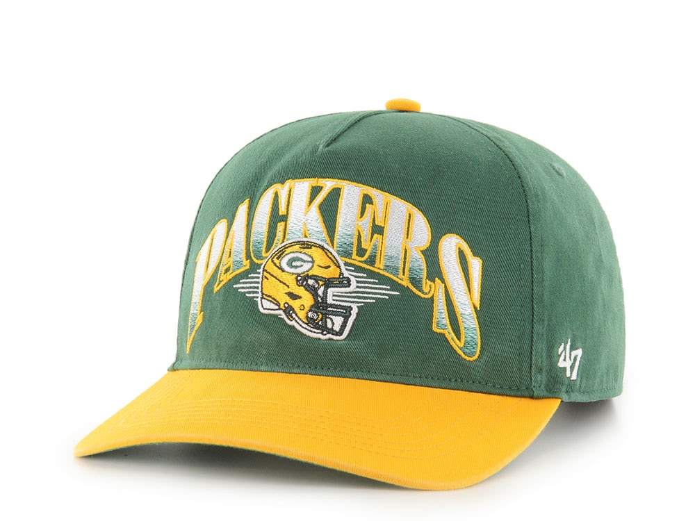 47Brand Green Bay Packers Retro Edition Hitch Snapback Casquette