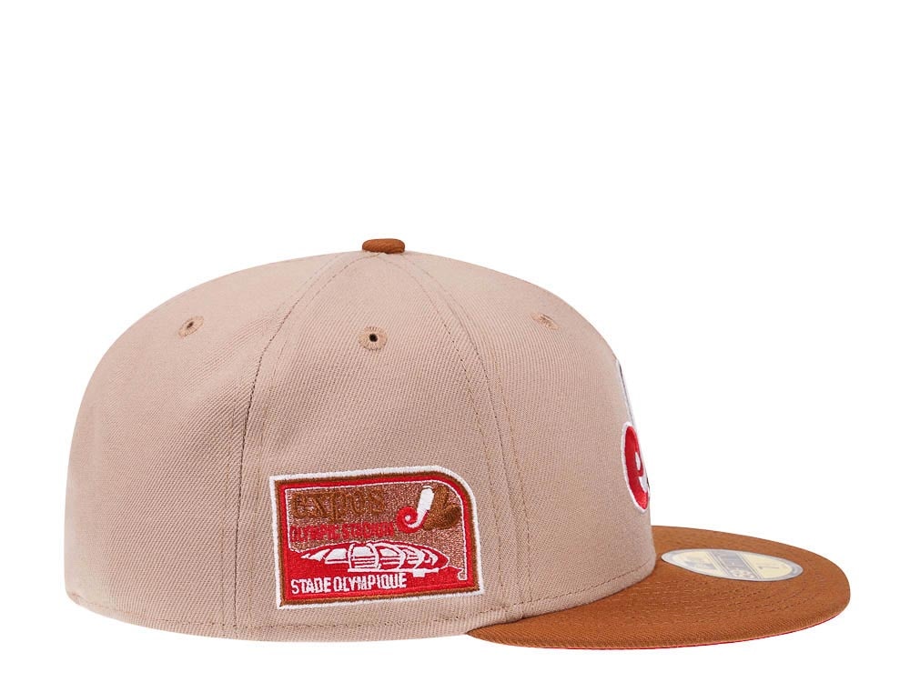 New Era Montreal Expos Olympic Stadium Patch Two Tone Prime Edition 59Fifty Fitted Casquette