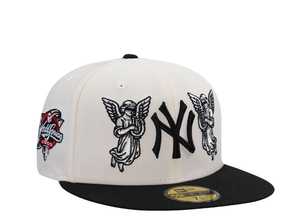 New Era New York Yankees World Series 2000 Angel Chrome Two Tone Edition 59Fifty Fitted Casquette