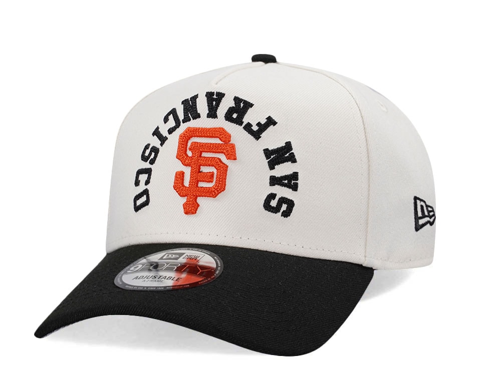 New Era San Francisco Giants Script Chrome Two Tone Edition 9Forty A Frame Snapback Casquette