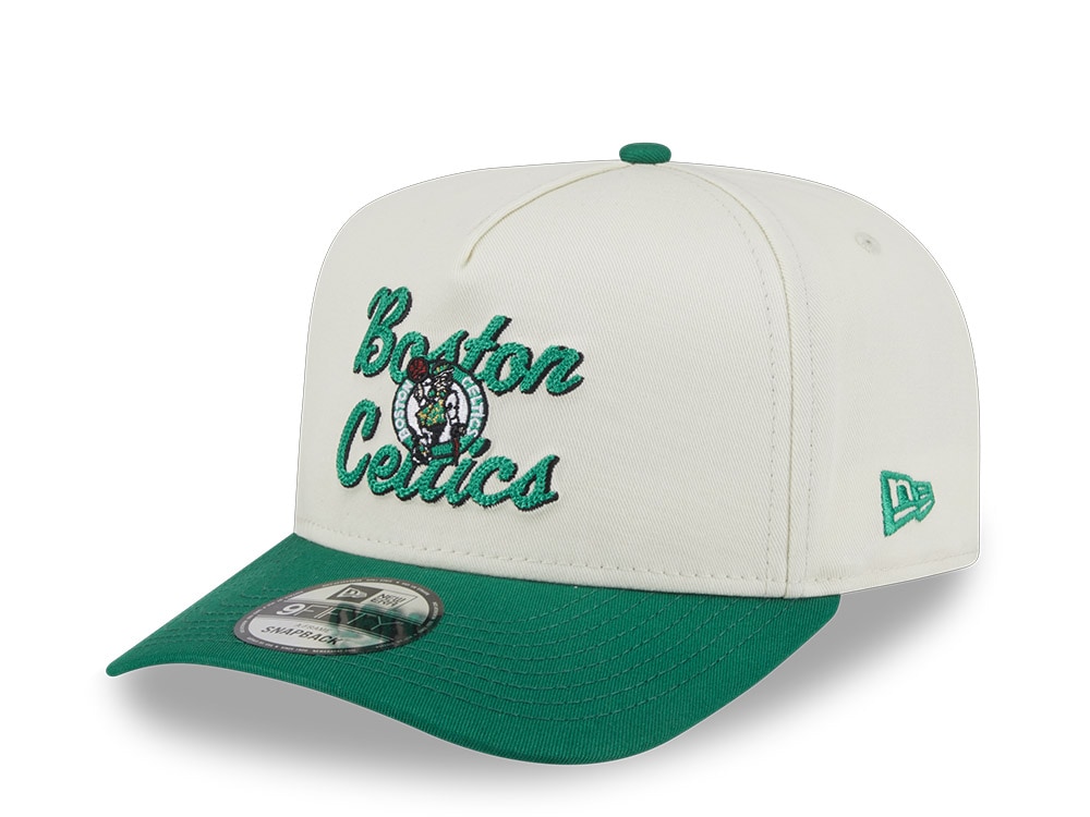 New Era Boston Celtics Chainstitch 9Fifty A Frame Snapback Casquette