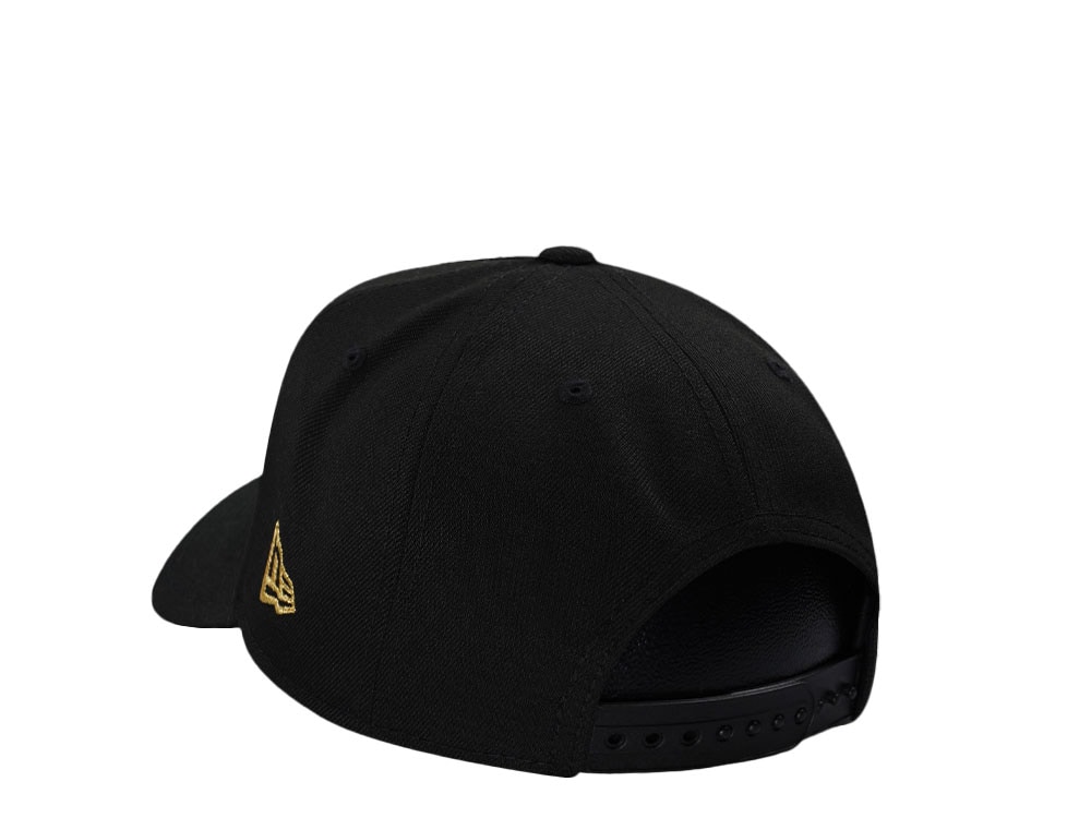 New Era Los Angeles Dodgers Black Gold Skull Edition 9Forty A Frame Snapback Casquette