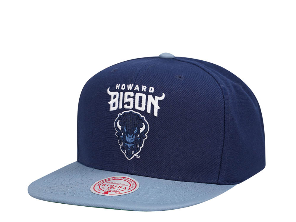 Mitchell & Ness Howard University Bison Team Two Tone 2.0 Snapback Casquette