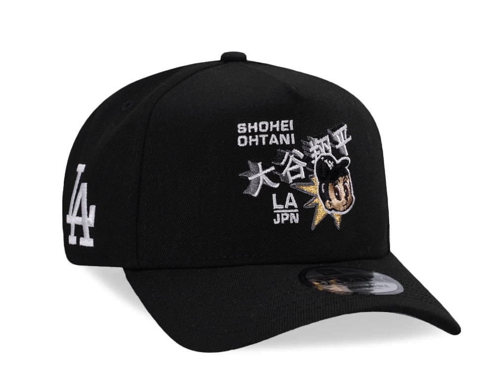 New Era Los Angeles Dodgers Ohtani Black Prime Edition 9Forty A Frame Snapback Casquette