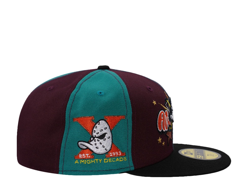 New Era Anaheim Ducks 10th Anniversary Pinwheel Edition 59Fifty Fitted Casquette