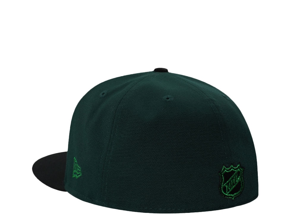 New Era Dallas Stars 20th Anniversary Dark Green Two Tone Edition 59Fifty Fitted Casquette
