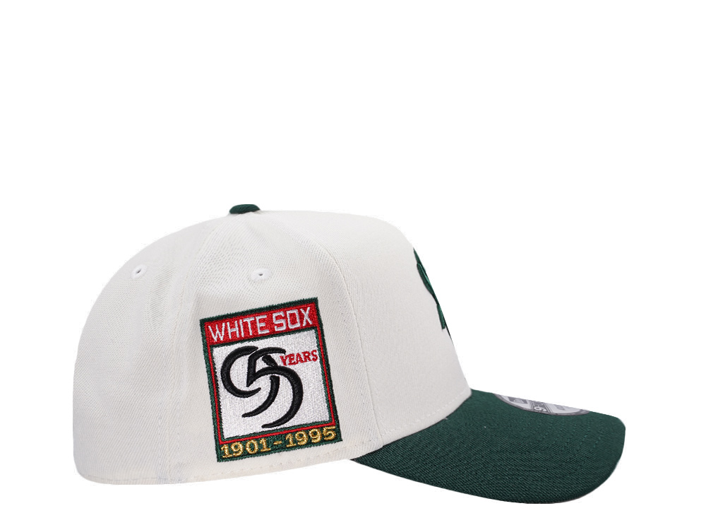New Era Chicago White Sox 95 Years Dollar Chrome Two Tone Edition 9Forty A Frame Snapback Casquette