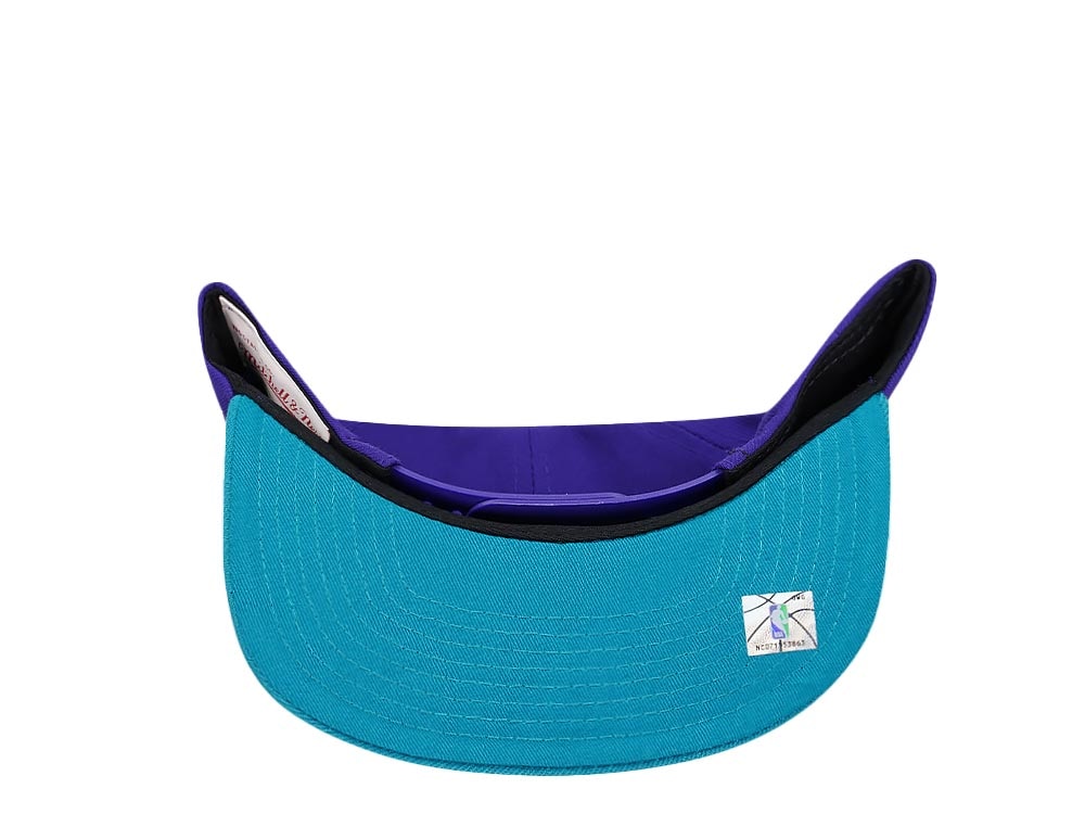 Mitchell & Ness Utah Jazz Logo Blur Hardwood Classic Snapback Casquette