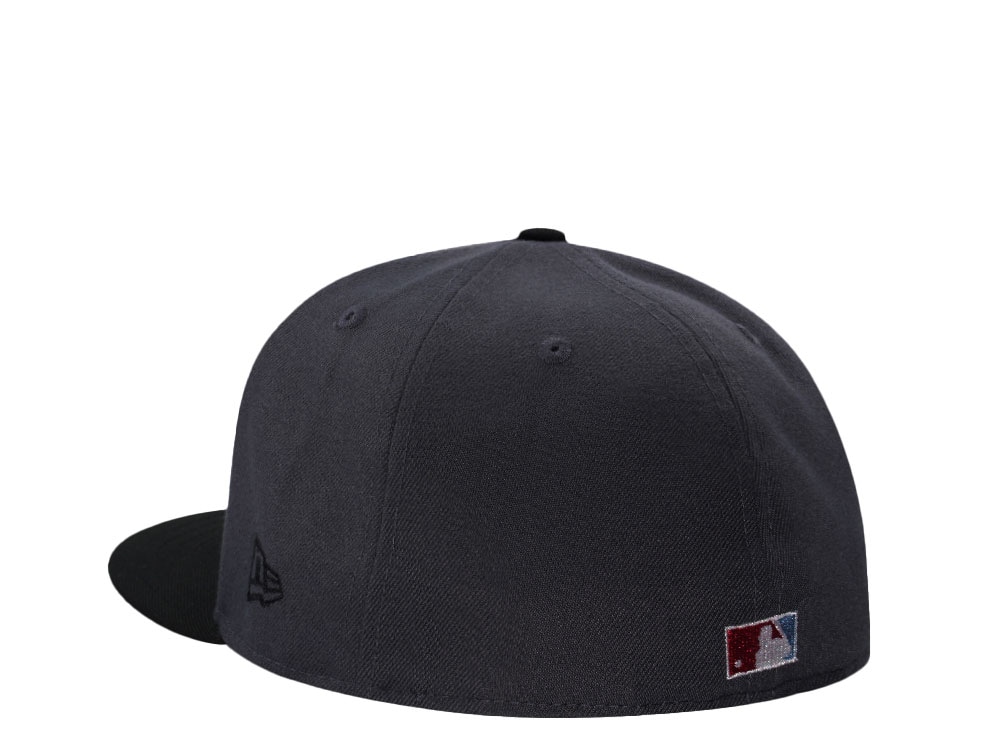 New Era Anaheim Angels 50th Anniversary Dark Gray Two Tone Edition 59Fifty Fitted Casquette