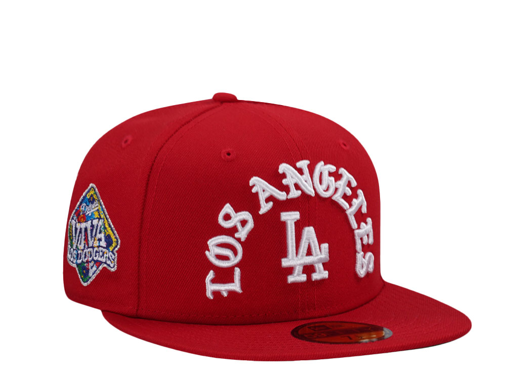 New Era Los Angeles Dodgers Viva Los Dodgers Red Prime Edition 59Fifty Fitted Casquette