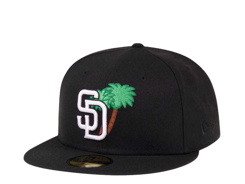 New Era San Diego Padres Palm Tree Black Edition 59Fifty Fitted Casquette