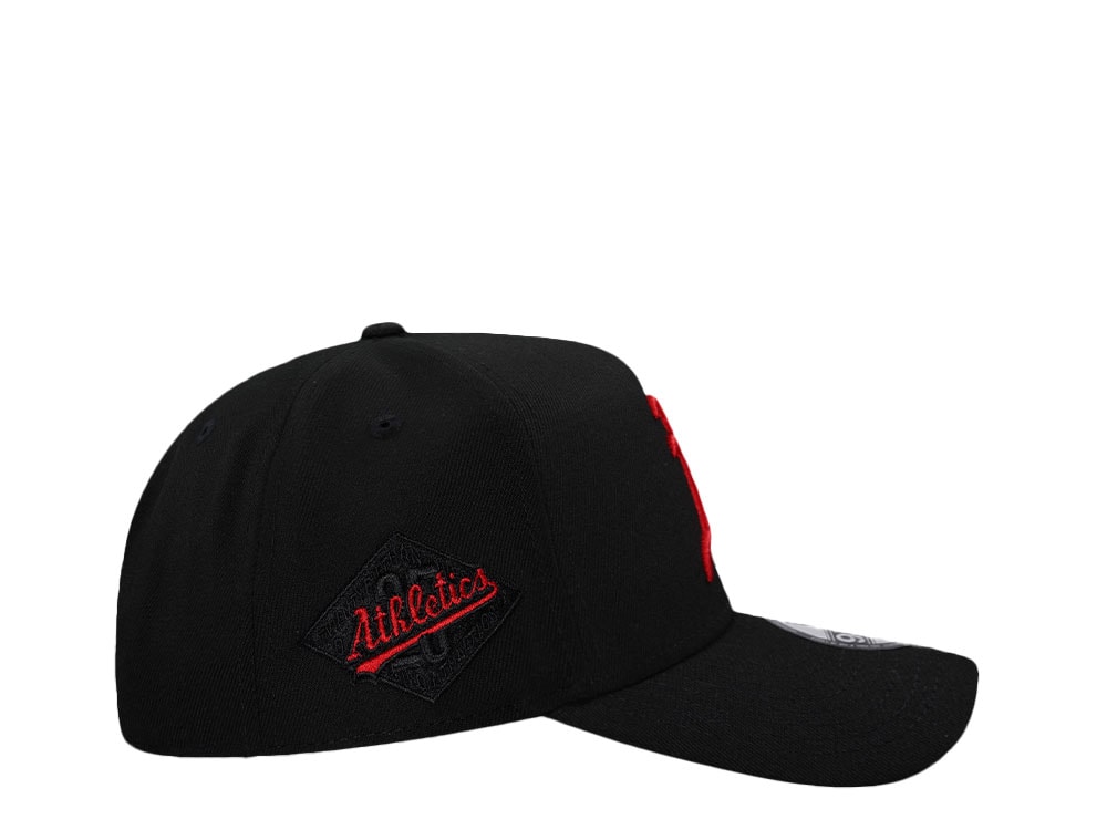 New Era Oakland Athletics 25th Anniversary Black And Red 9Forty A Frame Snapback Casquette