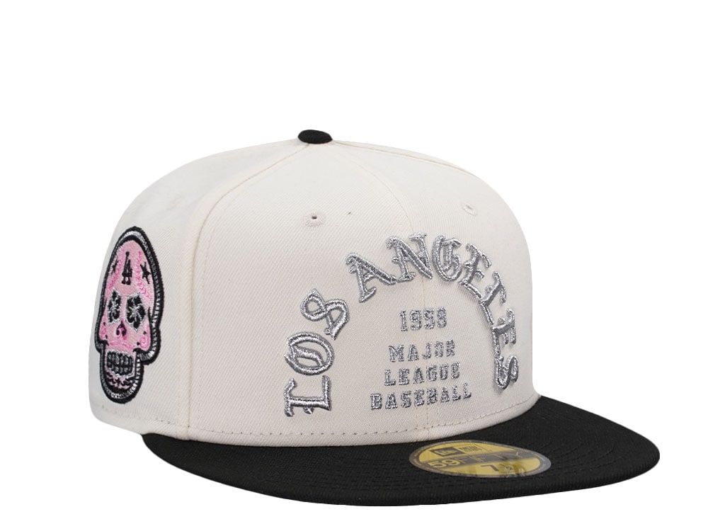 New Era Los Angeles Dodgers Skull Chrome Two Tone Edition 59Fifty Fitted Casquette