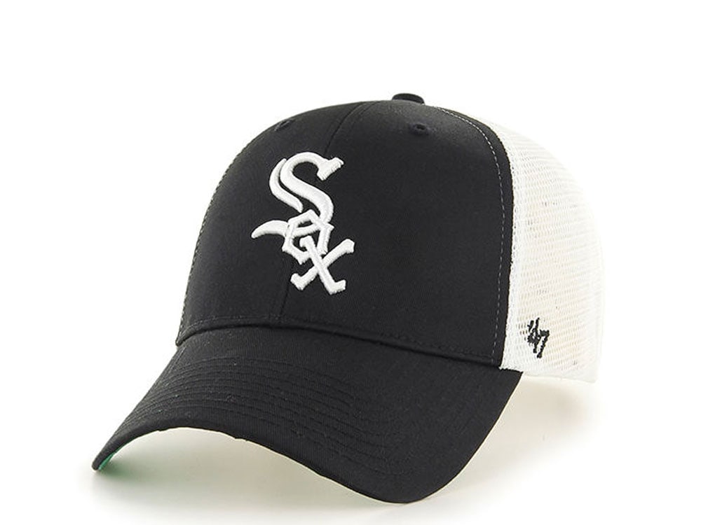 47Brand Chicago White Sox Classic Black Trucker Snapback Casquette