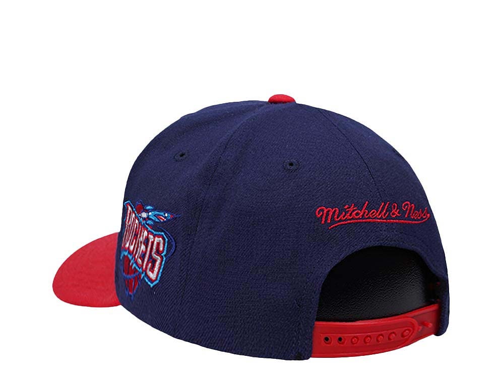 Mitchell & Ness Houston Rockets Shredder Stretch Hardwood Classic Red Flex Snapback Casquette