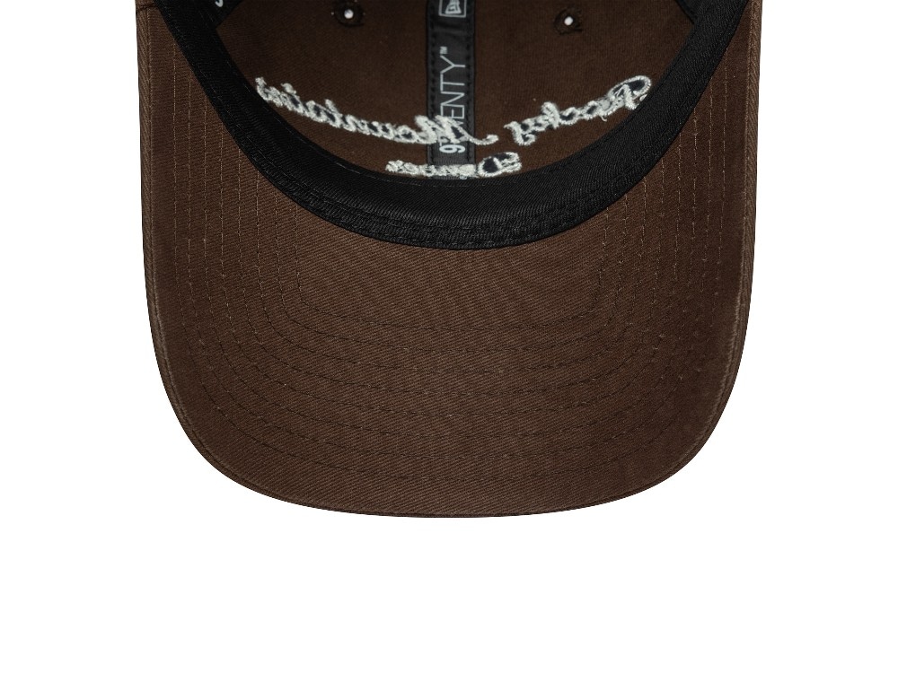 New Era Rocky Mountains Wordmark Brown 9Twenty Strapback Casquette