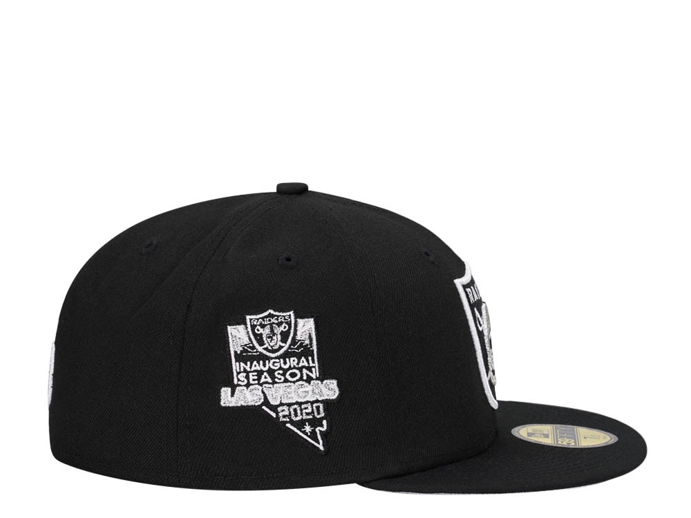 New Era Las Vegas Raiders Inaugural Season 2020 Black Classic Edition 59Fifty Fitted Casquette