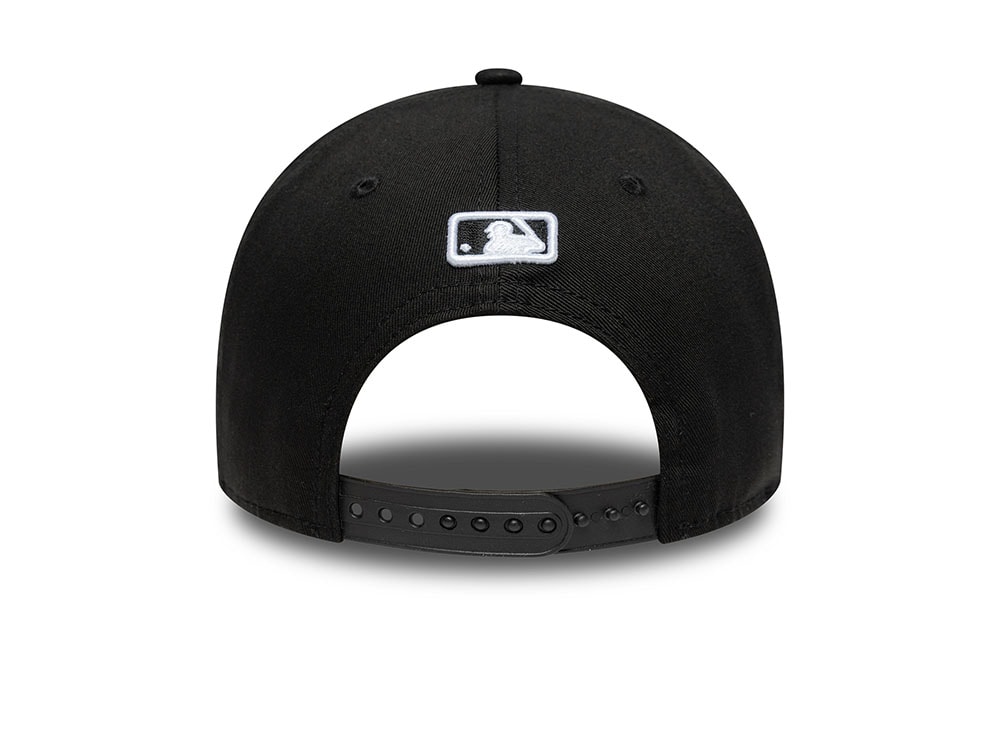 New Era Los Angeles Dodgers Black 9Forty M Crown Snapback Casquette
