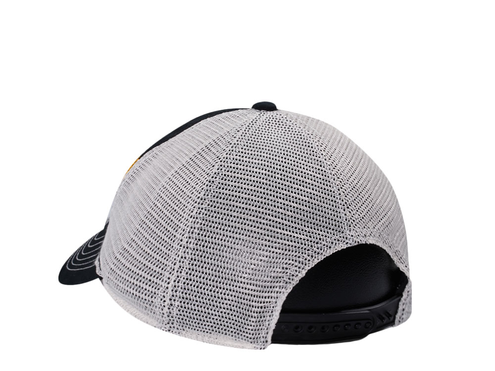 47Brand Boston Bruins Black Clubhouse Boon Trucker Clean Up Snapback Casquette